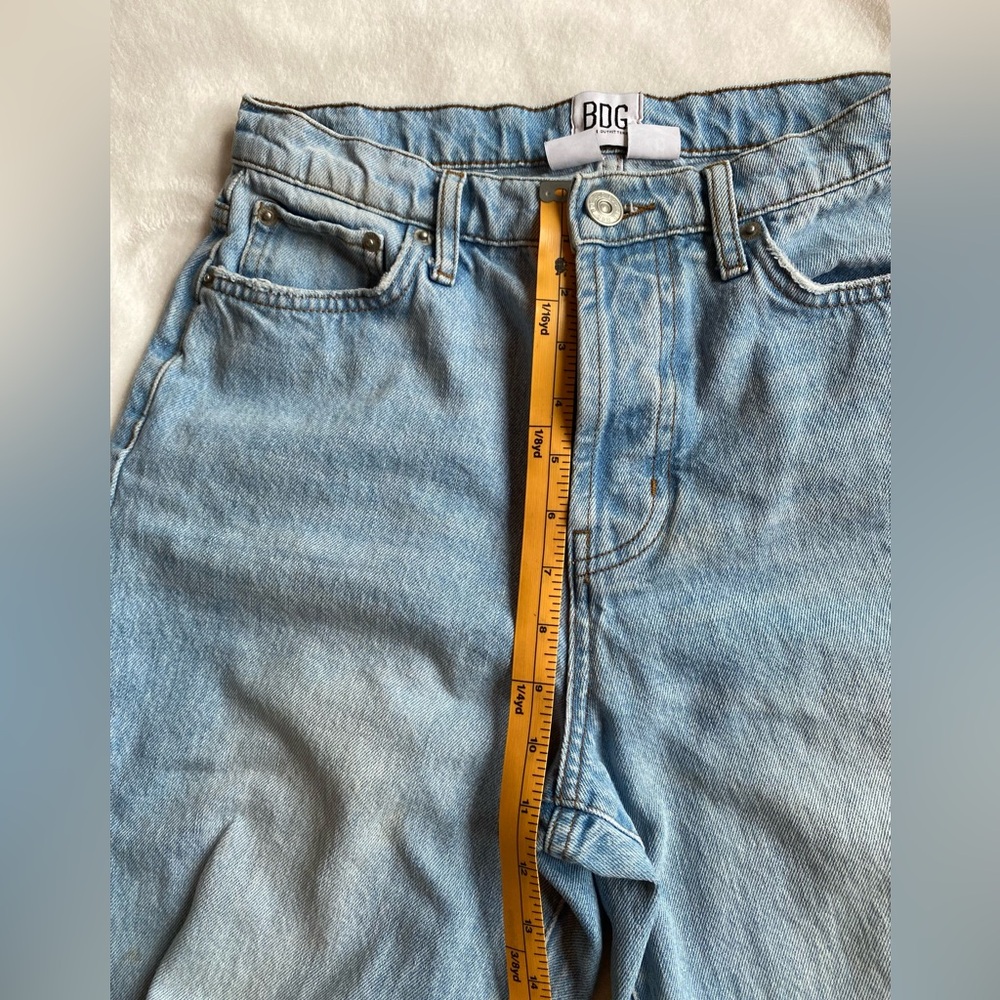 BDG Light Blue Straight Leg Jeans - Picture 8 of 12
